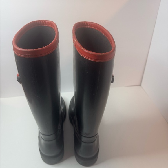 Gucci Black and Red Tall Rain Boots Size EU41 - Picture 3 of 10